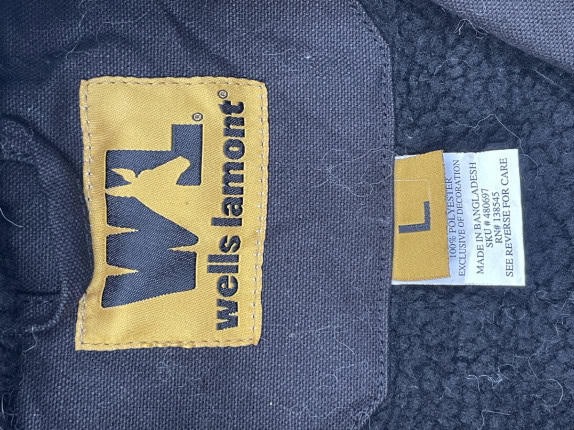 WELLS LAMONT JACKET WORKWEAR BLACK ΑΝΤΡΙΚΟ PRE OWNED L