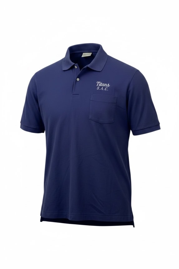 Willow Pointe Polo Shirt Embroidered Logo Blue Unisex L