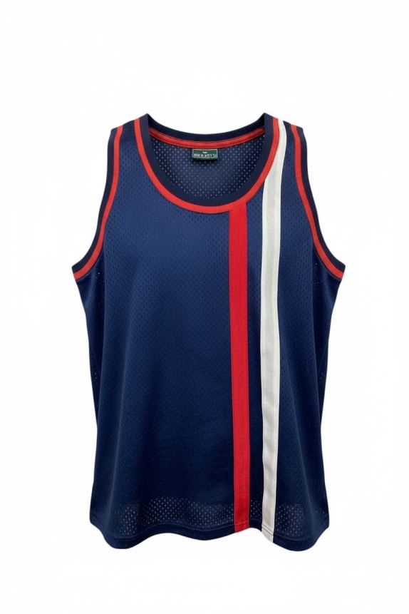 Winlot Maglia sportiva in mesh blu L