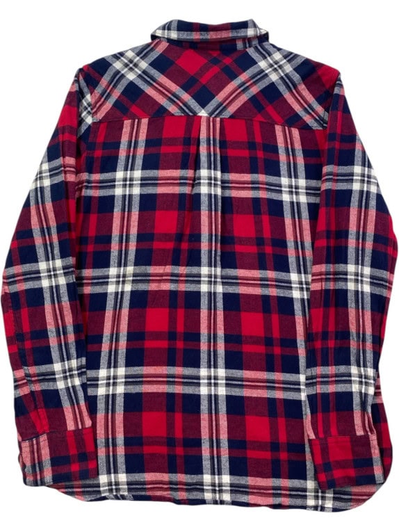 WOOLRICH ΚΑΡΟ ΠΟΥΚΑΜΙΣΟ CLASSIC ΚΟΚΚΙΝΟ NAVY ΓΥΝΑΙΚΕΙΟ PRE OWNED M