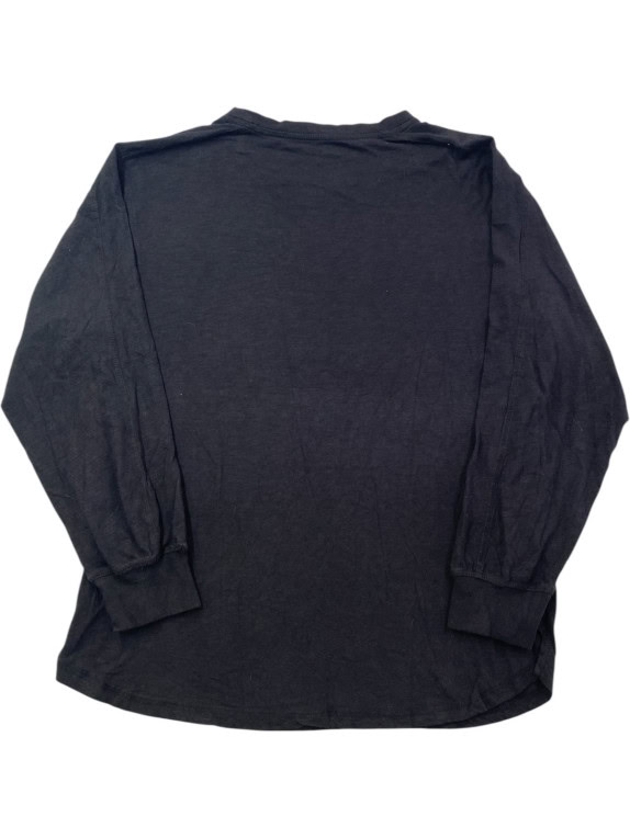 WOOLRICH ΜΑΚΡΥΜΑΝΙΚΗ ΜΠΛΟΥΖΑ MINIMAL ΜΑΥΡΟ ΑΝΤΡΙΚΟ PRE OWNED M