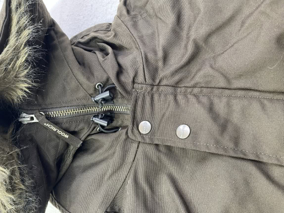 WOOLRICH ΜΠΟΥΦΑΝ ΜΕ ΚΟΥΚΟΥΛΑ ARCHIVE ΜΑΥΡΟ ΑΝΤΡΙΚΟ PRE OWNED XL