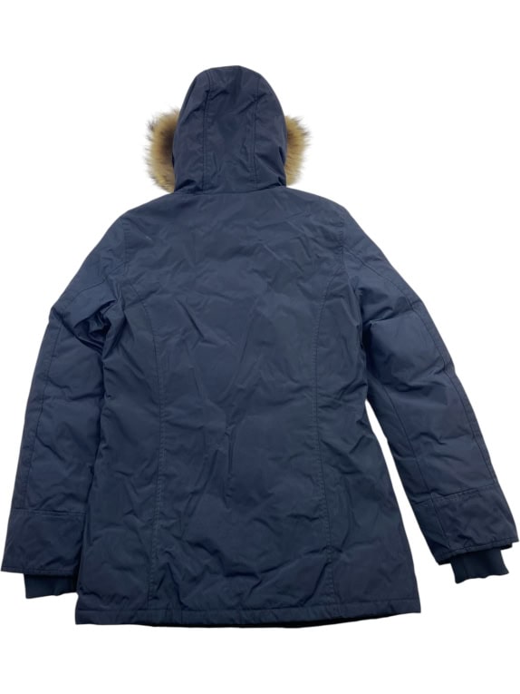 WOOLRICH Parka Jacket Vintage Fur Trim Blue Women’s S