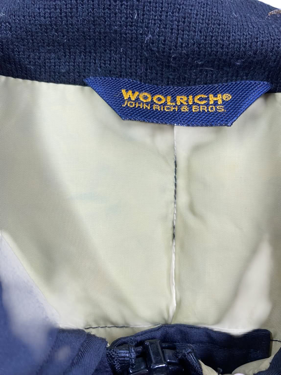 Woolrich Μπουφάν Puffer Casual Λογότυπο Μαύρο Ανδρικό L