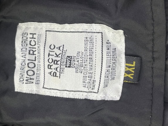WOOLRICH ΠΑΡΚΑ ΚΛΑΣΙΚΟ ΜΑΥΡΟ ΓΥΝΑΙΚΕΙΟ PRE OWNED XXL