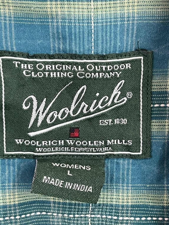 WOOLRICH ΠΟΥΚΑΜΙΣΟ CLASSIC BLUE ΓΥΝΑΙΚΕΙΟ PRE OWNED L