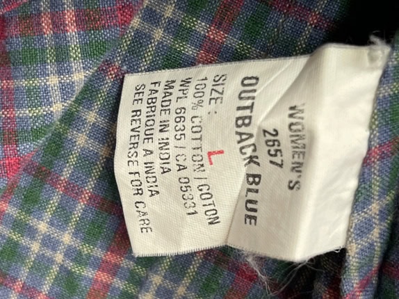 WOOLRICH CAMICIA CLASSIC QUADRI DONNA PRE OWNED L