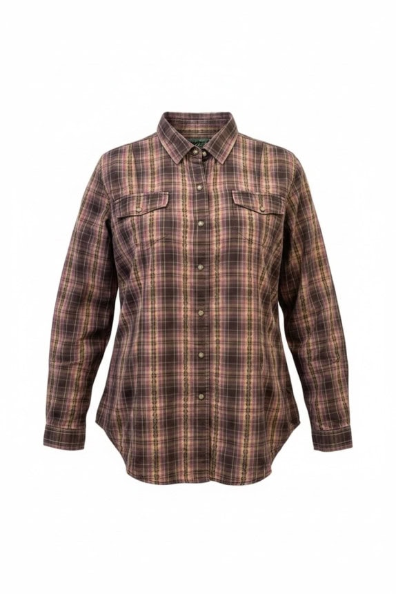 WOOLRICH ΠΟΥΚΑΜΙΣΟ ΡΙΓΕ ΠΕΤΣΕΤΑ ΜΩΒ ΓΥΝΑΙΚΕΙΟ PRE OWNED L