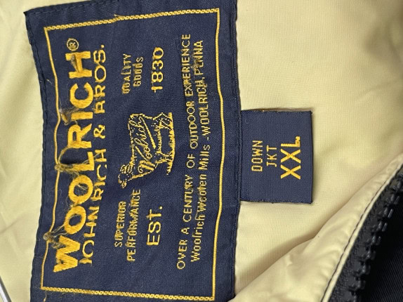 WOOLRICH PUFFER ΓΙΛΕΚΟ UTILITY ΜΑΥΡΟ UNISEX PRE OWNED XXL