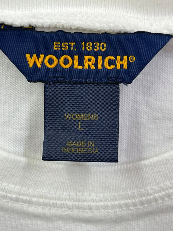 Woolrich T-Shirt Λευκό Ανδρικό L