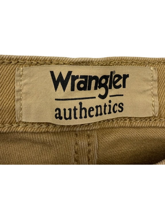 Wrangler Authentics Παντελόνι Chino Casual Logo Μπεζ Ανδρικό 2XL