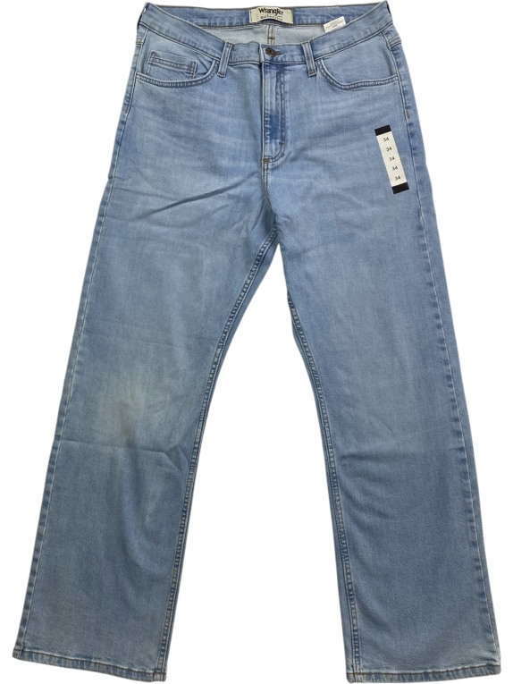 Wrangler Authentics Τζιν Παντελόνι Straight Fit Γαλάζιο Ανδρικό W34 L34