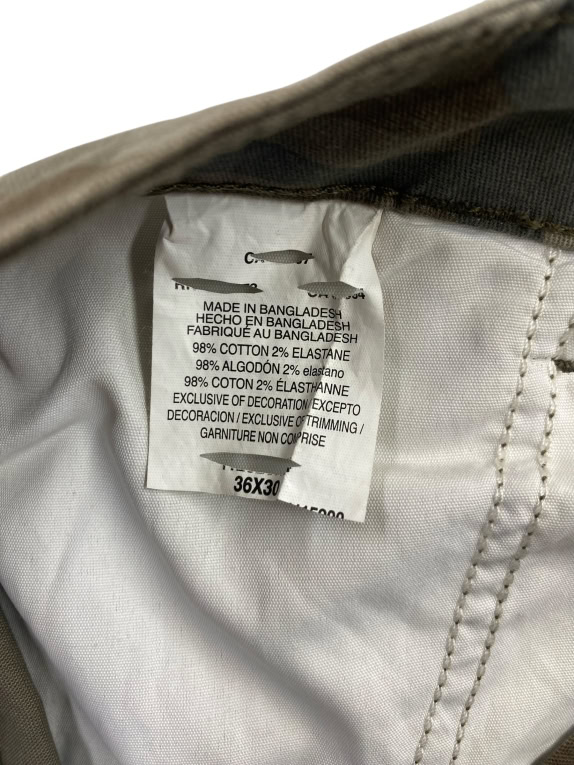 Wrangler Cargo Παντελόνι Camo Regular Taper Logo Χακί Ανδρικό L