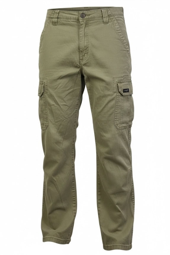 WRANGLER CARGO PANTS UTILITY OLIVE MENS PRE OWNED S