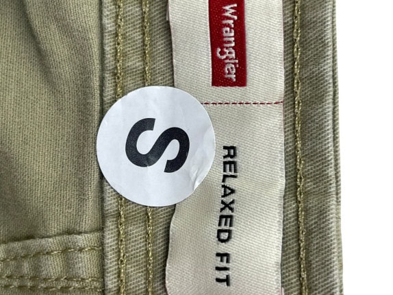 WRANGLER CARGO PANTS UTILITY OLIVE MENS PRE OWNED S