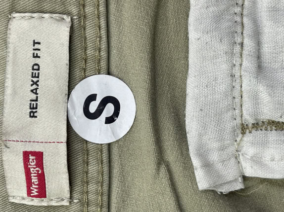 WRANGLER CARGO PANTS UTILITY OLIVE MEN PRE OWNED S