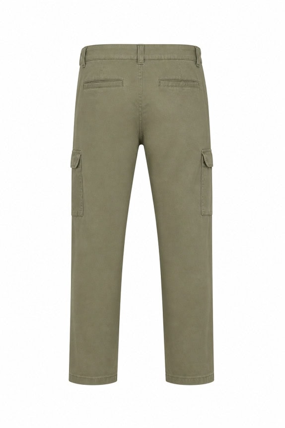 WRANGLER CARGO PANTS UTILITY OLIVE MEN PRE OWNED S