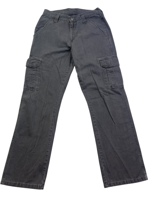 WRANGLER CARGO PANTS MINIMAL CHARCOAL ΑΝΤΡΙΚΟ PRE OWNED XS