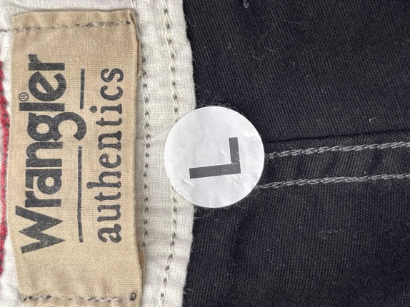 WRANGLER CARGO SHORTS WORKWEAR ΜΑΥΡΟ ΑΝΤΡΙΚΟ PRE OWNED L