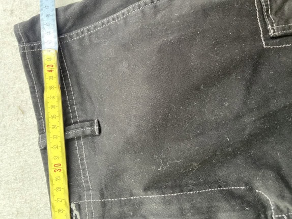 WRANGLER CARGO SHORTS WORKWEAR ΜΑΥΡΟ ΑΝΤΡΙΚΟ PRE OWNED L