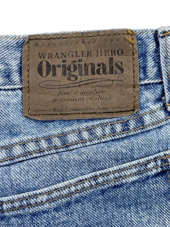 WRANGLER DENIM ΣΟΡΤΣ 90s LOGO PATCH ΜΠΛΕ UNISEX M