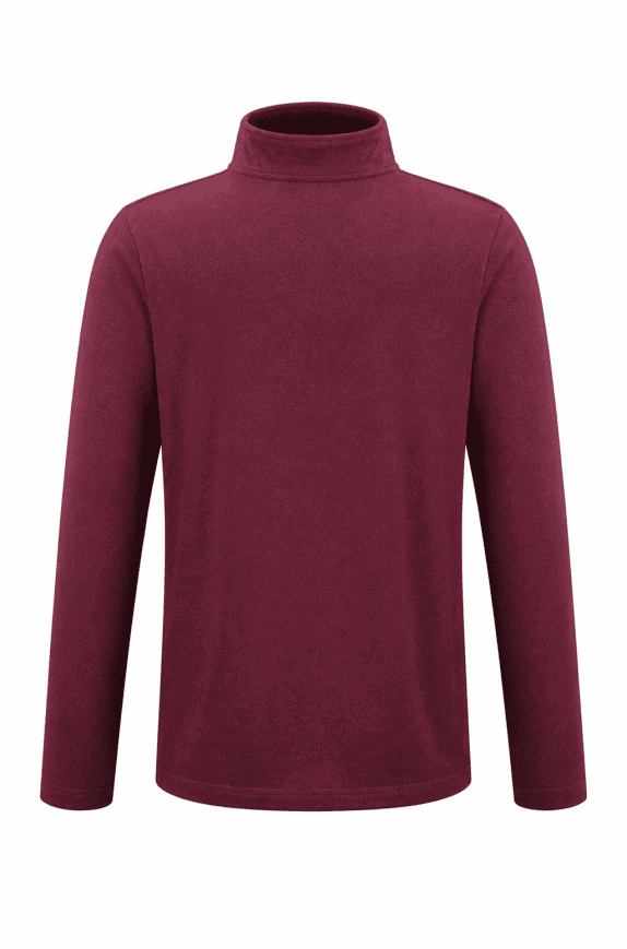 WRANGLER FELPA MEZZA ZIP MINIMAL BORDEAUX UOMO PRE OWNED M