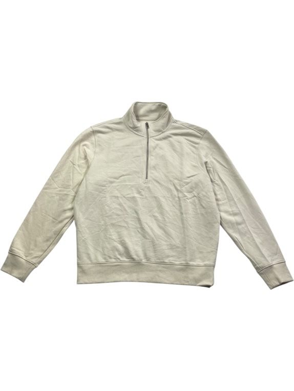 Wrangler 1/4 Zip Sweatshirt Casual Beige Men’s L