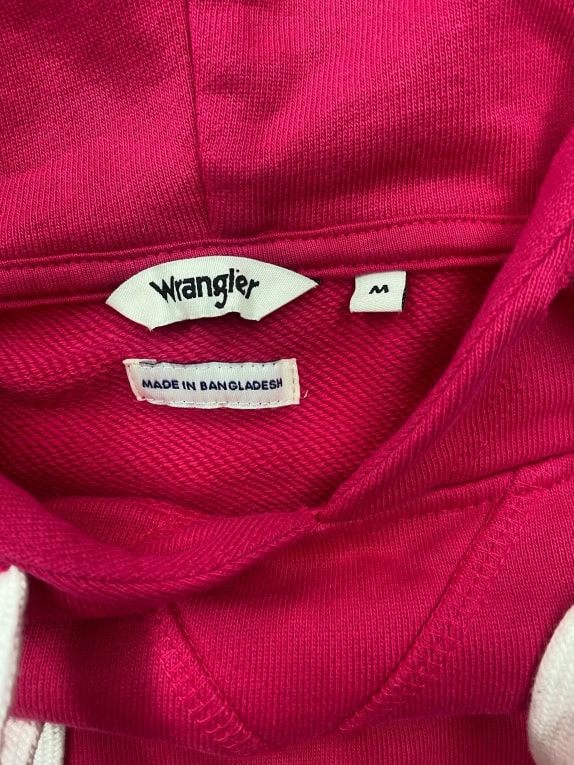 WRANGLER Logo Hoodie Fuchsia Women’s M