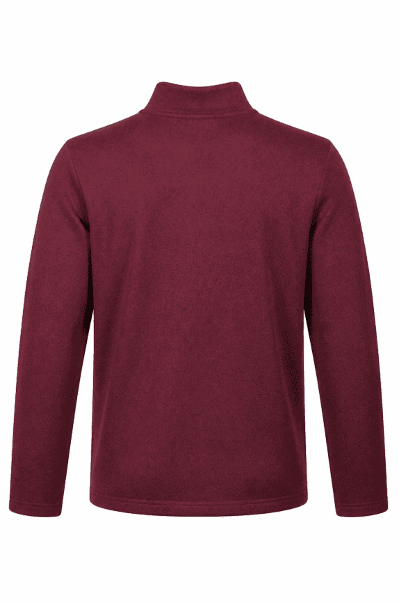 WRANGLER FELPA HALF ZIP FLEECE BORDEAUX UOMO PRE OWNED M