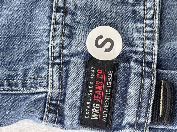 WRANGLER JEANS CARGO SHORTS WASHED BLUE ΑΝΤΡΙΚΟ PRE OWNED XS