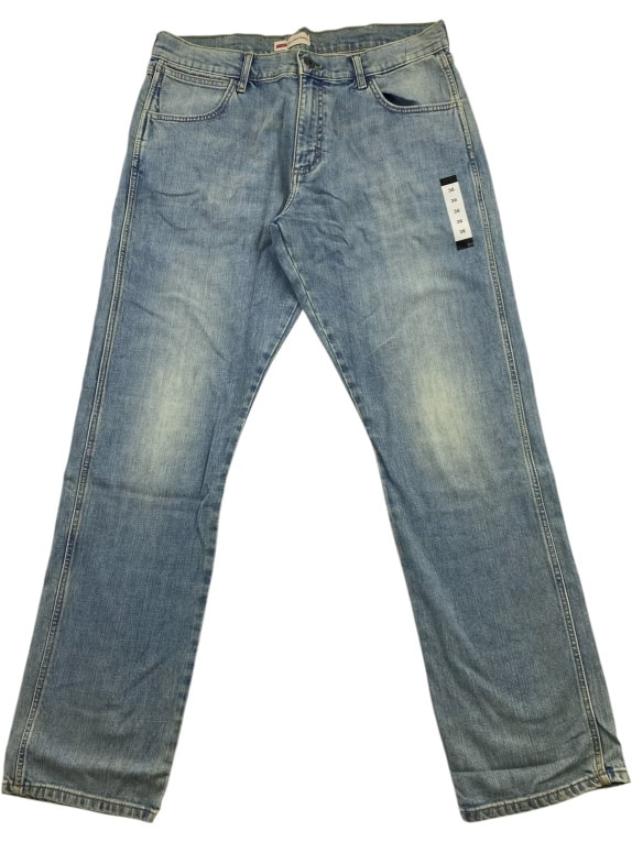 Wrangler Jeans Παντελόνι Relaxed Straight Vintage Logo Μπλε Ανοιχτό Ανδρικό L