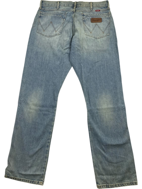 Wrangler Jeans Παντελόνι Relaxed Straight Vintage Logo Μπλε Ανοιχτό Ανδρικό L