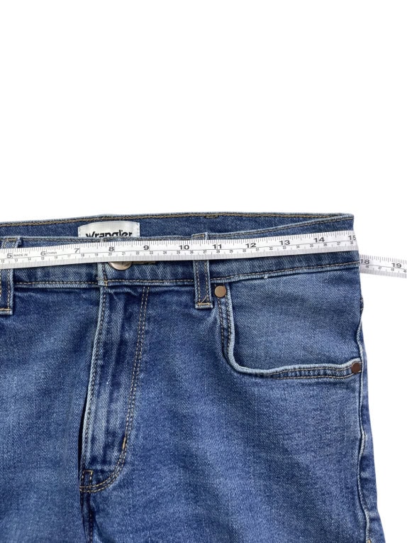 WRANGLER JEANS SLIM FIT ΜΠΛΕ ΑΝΤΡΙΚΟ PRE OWNED XS