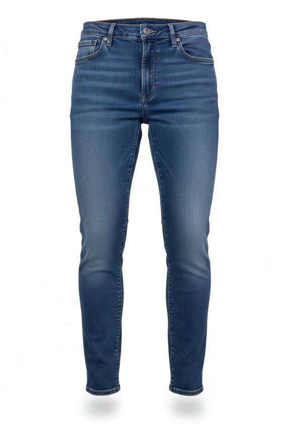 WRANGLER JEANS SLIM FIT ΜΠΛΕ ΑΝΤΡΙΚΟ PRE OWNED XS
