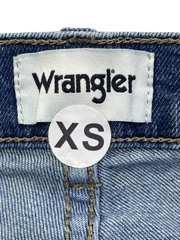 WRANGLER JEANS SLIM FIT ΜΠΛΕ ΑΝΤΡΙΚΟ PRE OWNED XS