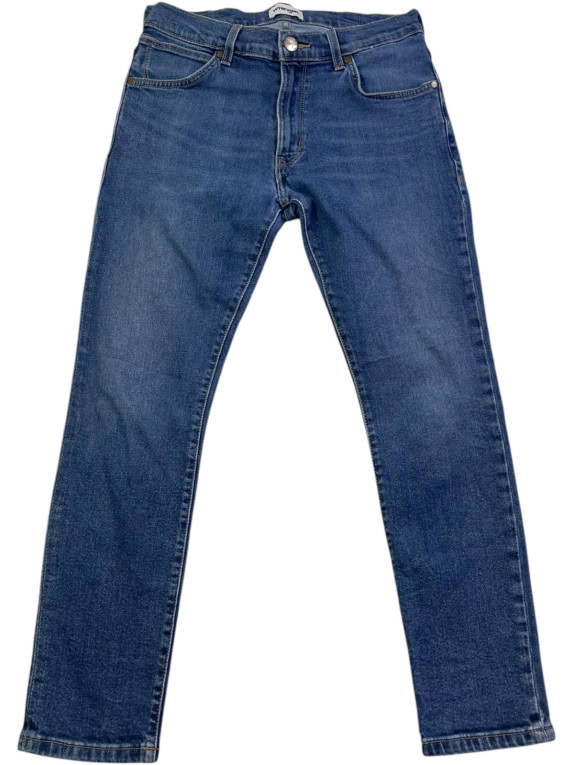 WRANGLER JEANS SLIM FIT ΜΠΛΕ ΑΝΤΡΙΚΟ PRE OWNED XS