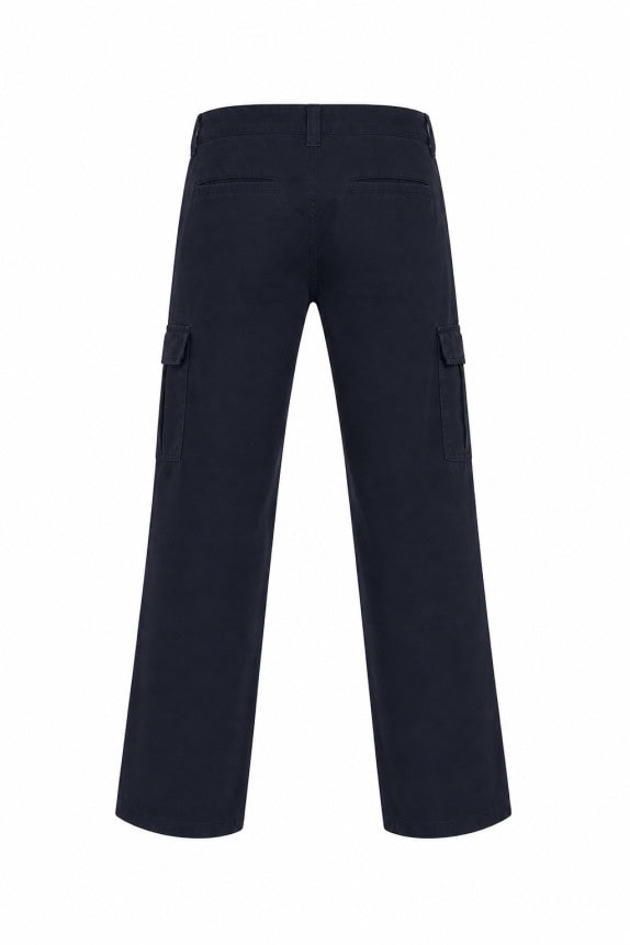 WRANGLER PANTALONI CARGO WORKWEAR FADED BLACK UNISEX PRE OWNED M