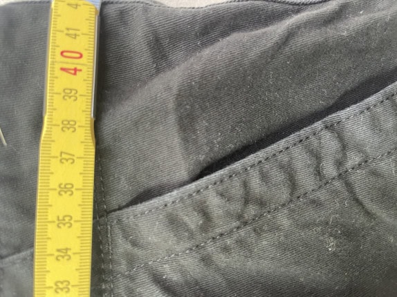 WRANGLER PANTALONI CARGO WORKWEAR FADED BLACK UNISEX PRE OWNED M