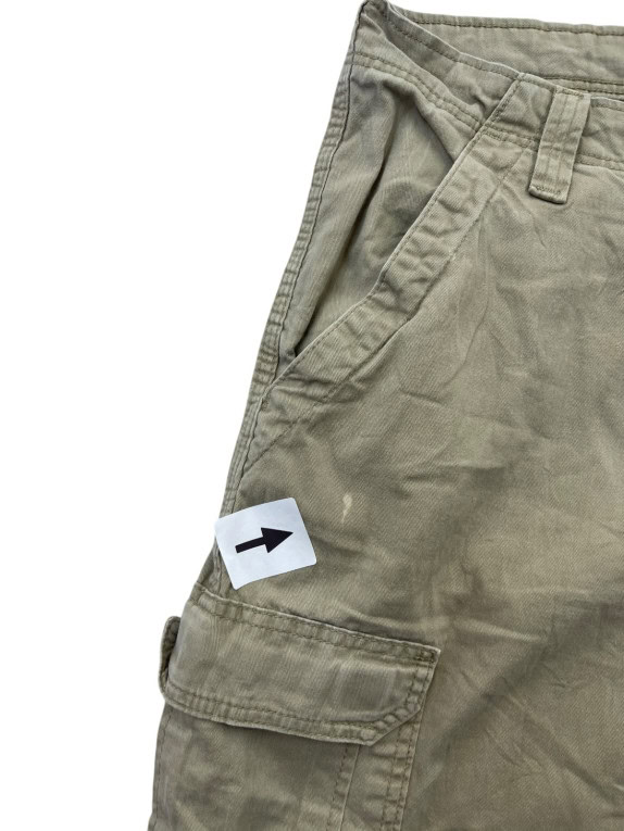WRANGLER CARGO PANTS WORKWEAR OLIVE MENS PRE OWNED M