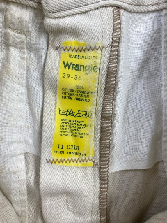 Wrangler Παντελόνι Denim Vintage Μπεζ Ανδρικό XS (W29 L36)
