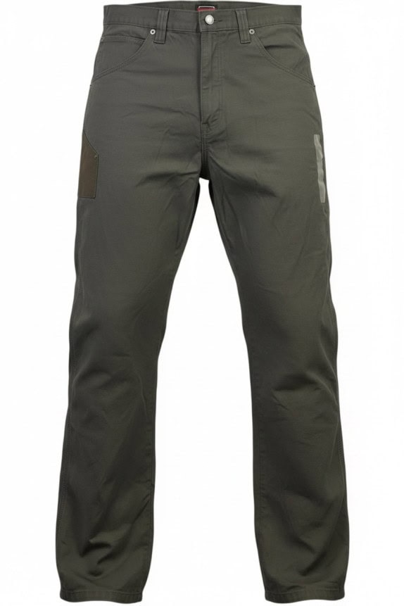 WRANGLER WORKWEAR PANTS UTILITY OLIVE MENS PRE OWNED L