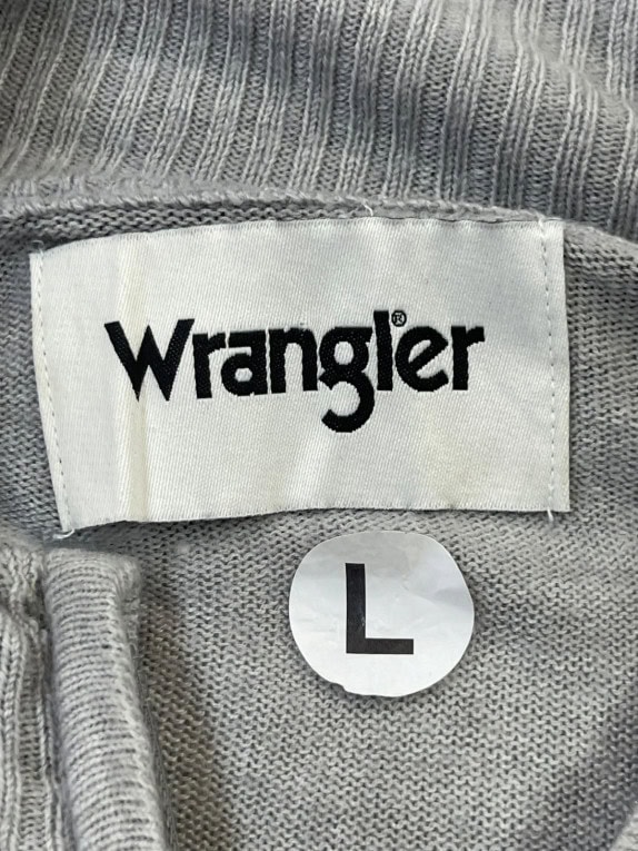 WRANGLER ΠΛΕΚΤΗ ΖΑΚΕΤΑ MINIMAL ΓΚΡΙ ΓΥΝΑΙΚΕΙΟ PRE OWNED L