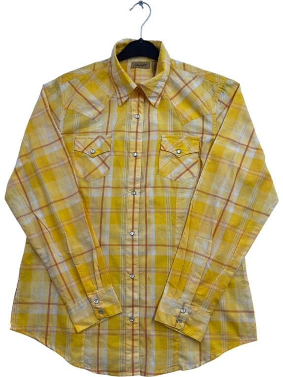 WRANGLER CAMICIA CLASSIC GIALLA DONNA PRE OWNED M