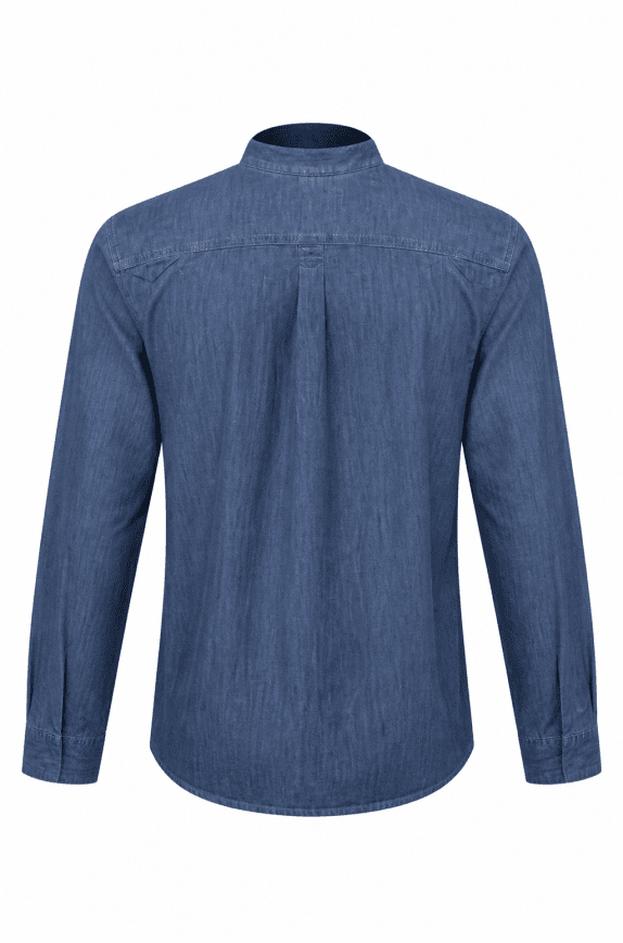 WRANGLER ΠΟΥΚΑΜΙΣΟ DENIM CLASSIC ΜΠΛΕ ΑΝΤΡΙΚΟ PRE OWNED XL