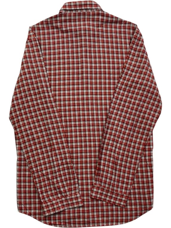Wrangler Πουκάμισο Καρό Casual Logo Πολύχρωμο (Κόκκινο) Ανδρικό M