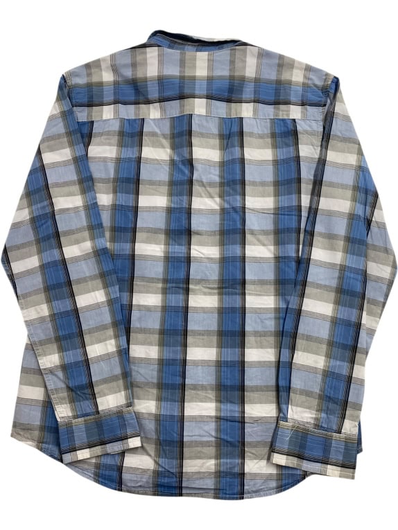 WRANGLER Πουκάμισο Καρό "Regular Fit" Μπλε/Γκρι Ανδρικό M