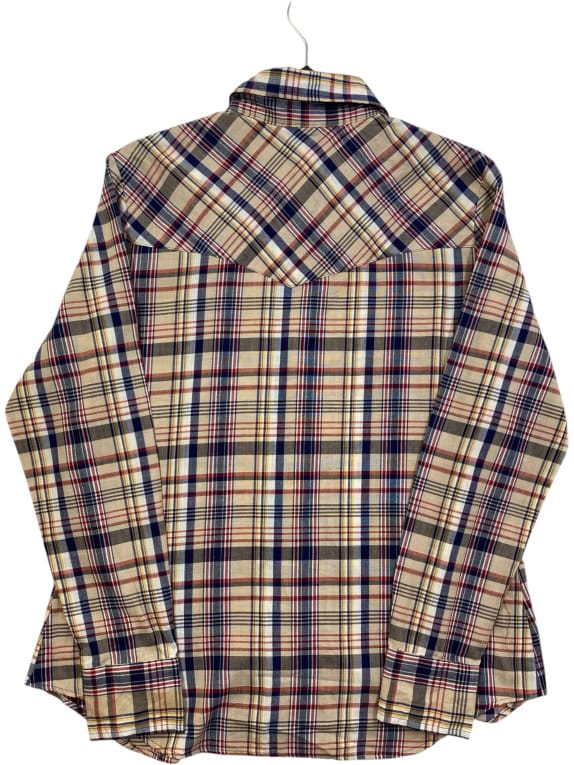 WRANGLER Camicia a quadri stile western multicolore unisex XS