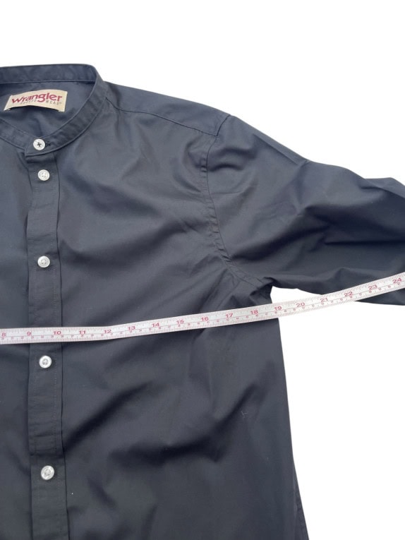 WRANGLER ΠΟΥΚΑΜΙΣΟ MINIMAL ΜΑΥΡΟ ΑΝΤΡΙΚΟ PRE OWNED S