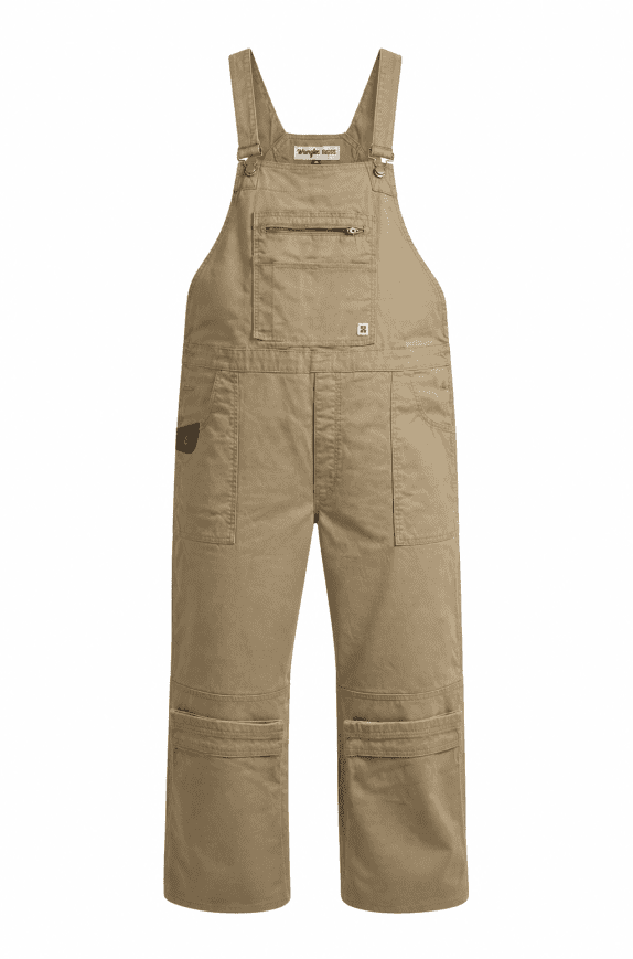 WRANGLER RIGGS WORKWEAR OVERALLS UTILITY BEIGE ΑΝΤΡΙΚΟ PRE OWNED XXXL