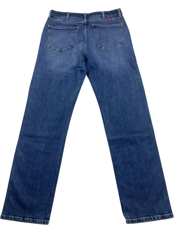WRANGLER DENIM JEANS CASUAL LOGO TAPE BLUE MEN'S W34